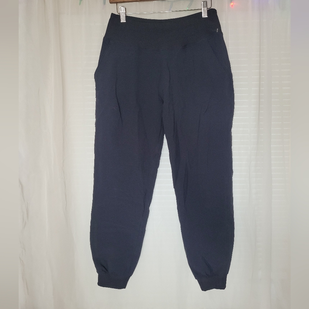Spyder Active Jogger Pants Medium Black Fleece Lined 27" Inseam Soft Cozy